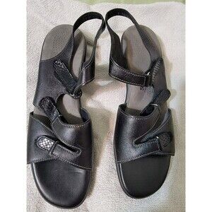 SAS TABBY Slingback BLACK‎ TRIPAD Comfort Sandals Women's Size 10.5N